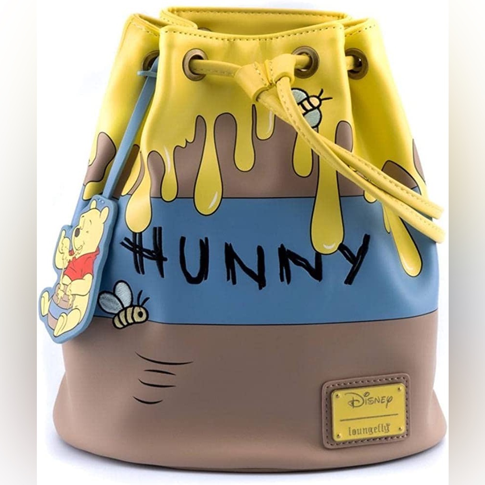 Loungefly Disney Winnie the Pooh Honey Pot Womens Convertible Shoulder Bag Purse